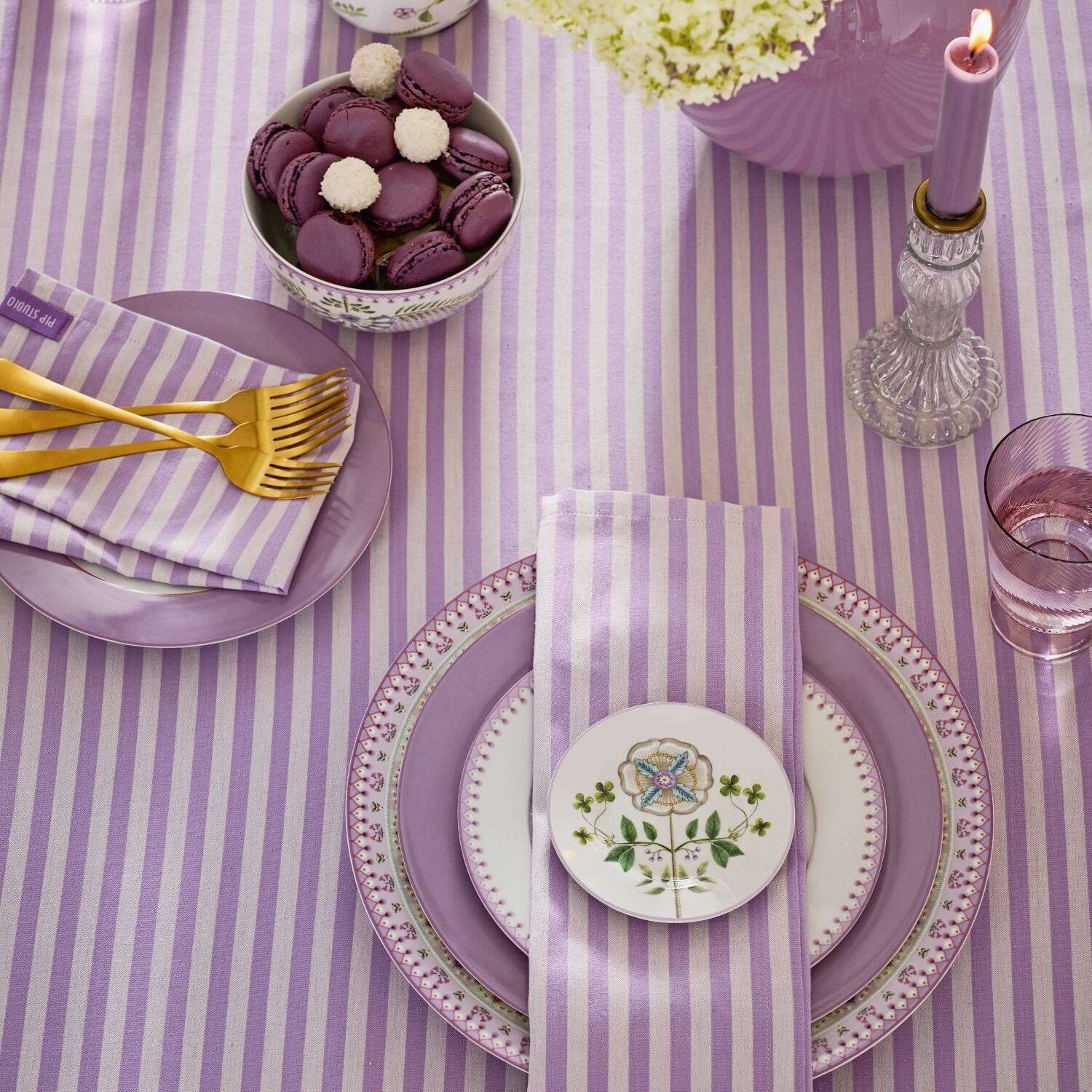 Teller "Lily & Lotus Moon Delight" - 32 cm (Bunt)