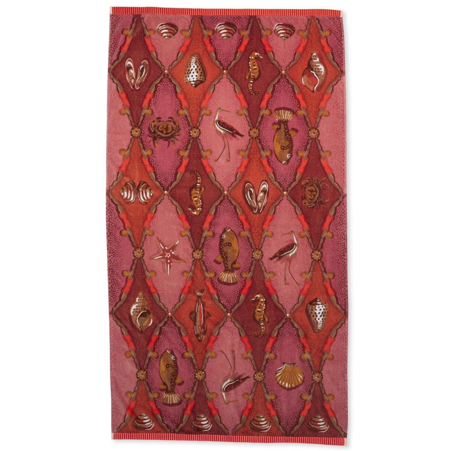 Strandtuch "Little Sea" - 100x180 cm (Rosa)