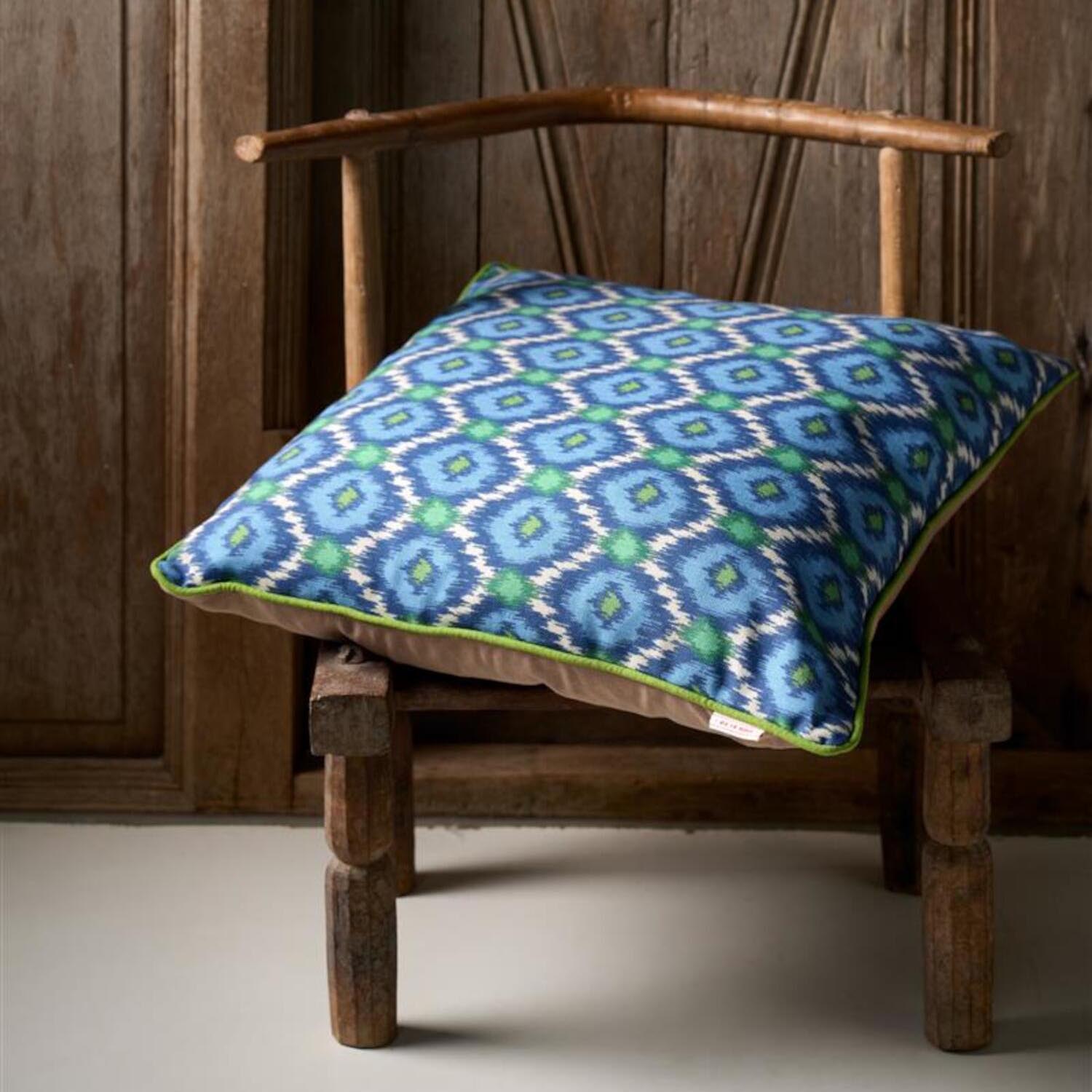 Kissen "Zazu" - 53x53 cm (Blau)