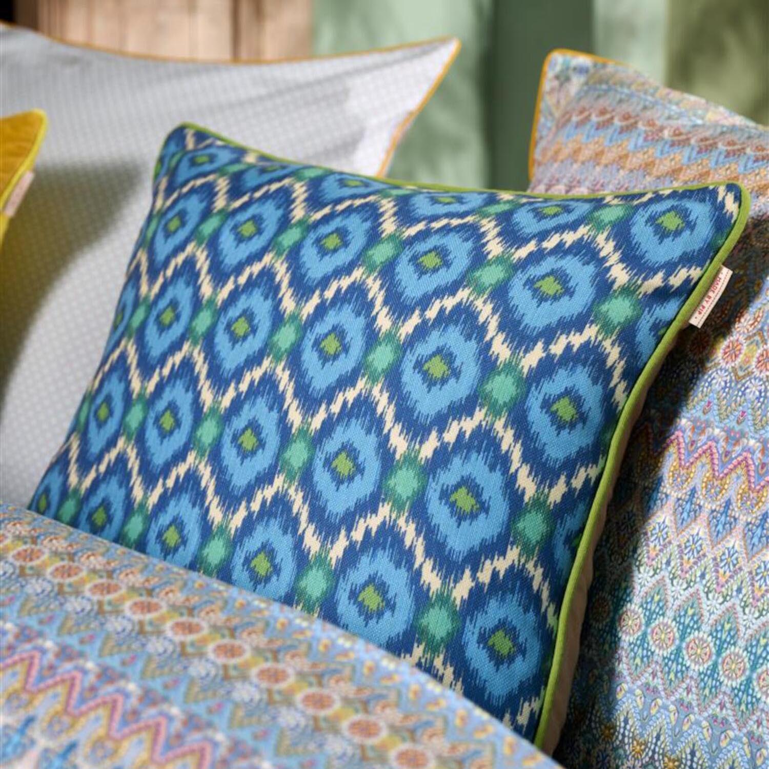 Kissen "Zazu" - 53x53 cm (Blau)