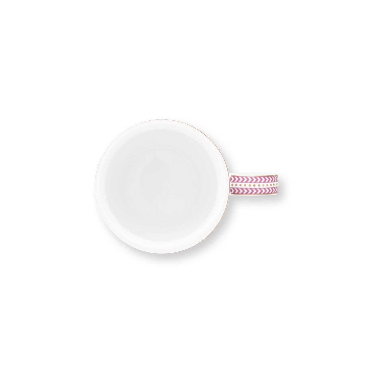 Tasse "Jolie - Dots" - 350 ml (Weiß/Rosa)