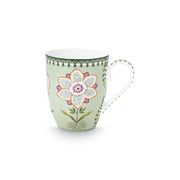 Tasse "Lily & Lotus" - 350 ml (Hellgrün)
