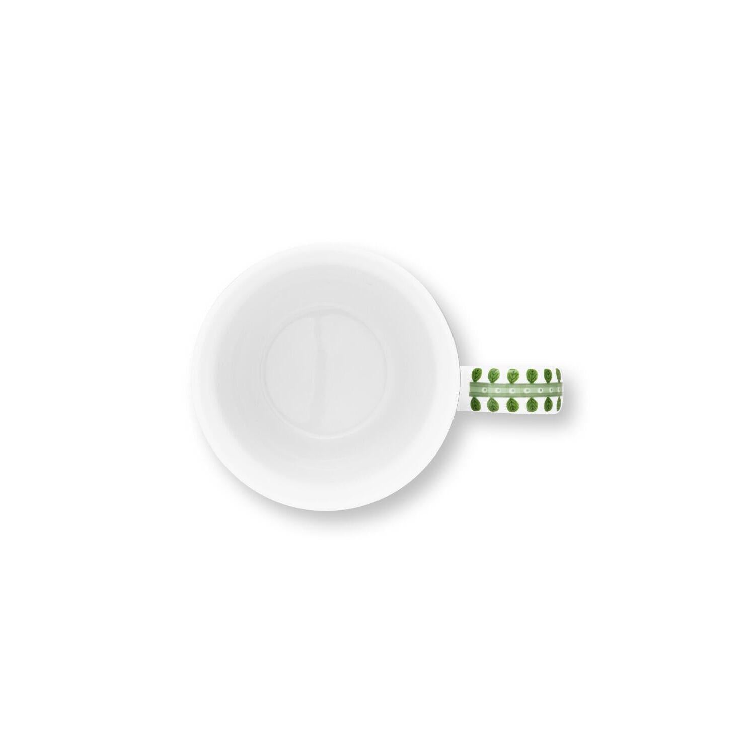 Tasse "Lily & Lotus - Tiles" - 350 ml (Hellgrün)