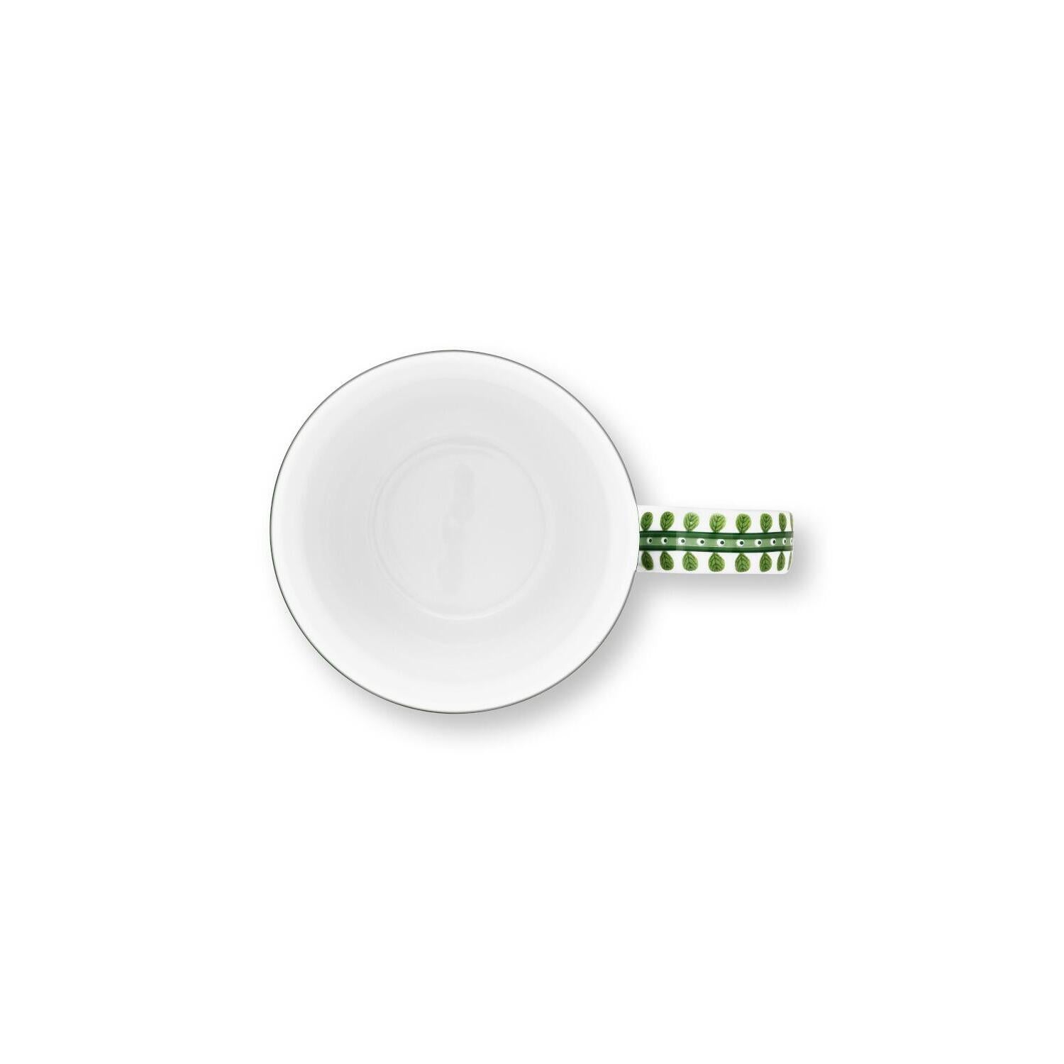 XL-Tasse "Lily & Lotus" - 450 ml (Hellgrün)