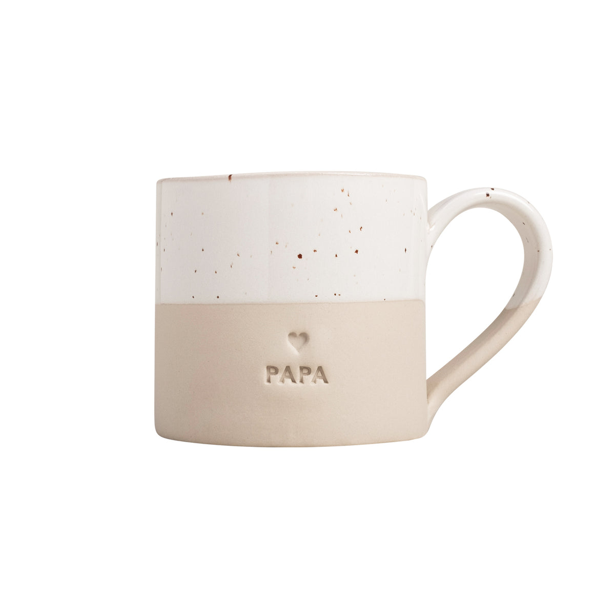 Große Tasse "Papa" - 450 ml (Natur)