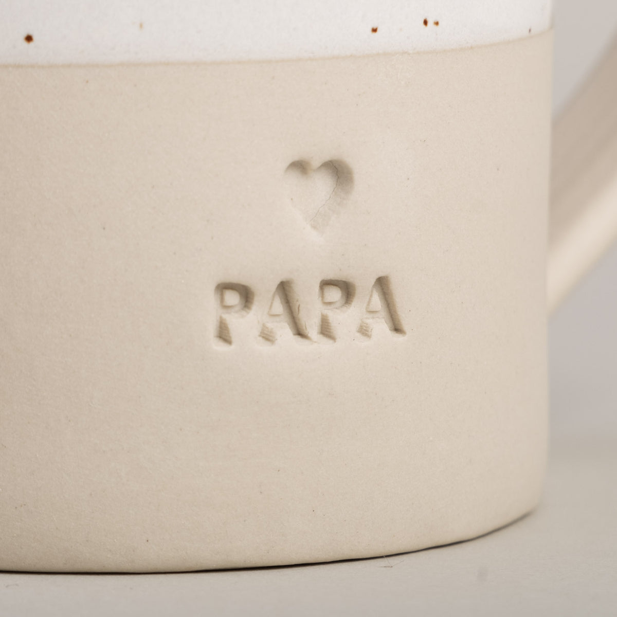 Große Tasse "Papa" - 450 ml (Natur)