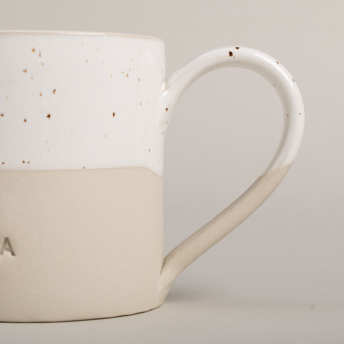 Große Tasse "Papa" - 450 ml (Natur)