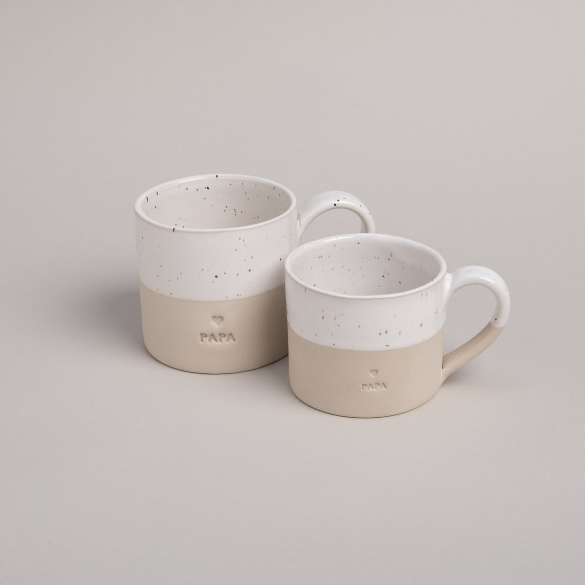Große Tasse "Papa" - 450 ml (Natur)