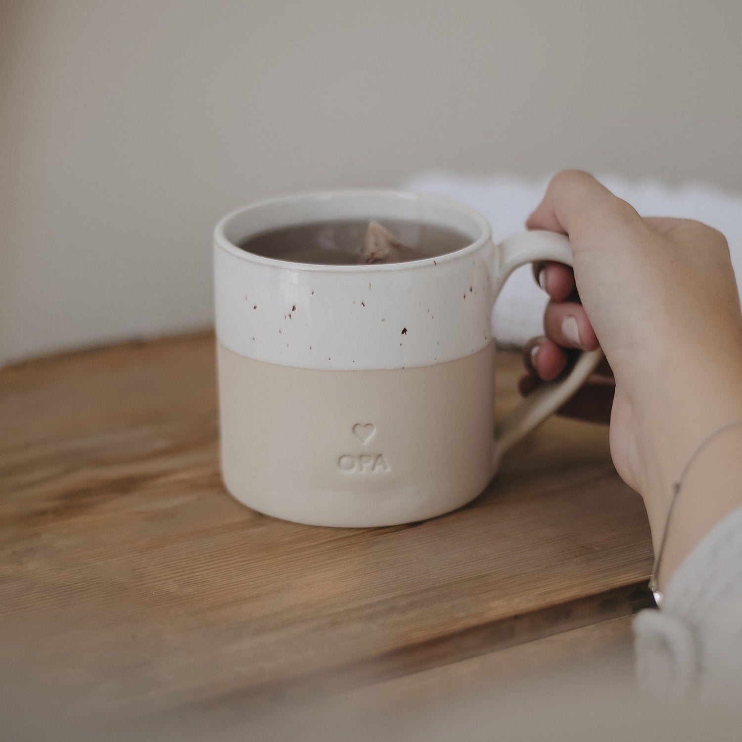 Große Tasse "Opa" (Natur)