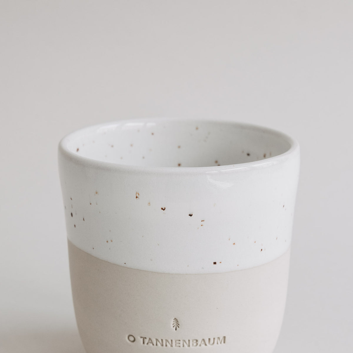 Becher "O Tannenbaum" - 320 ml (Natur)