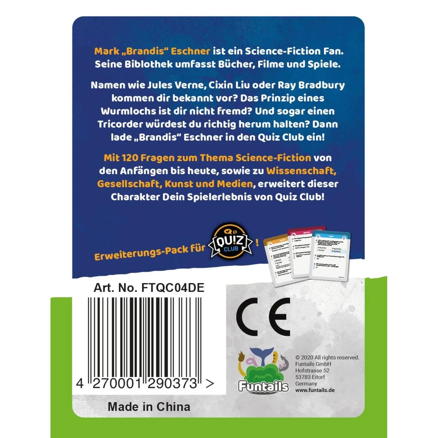 Quiz Club - Charakter Pack Science Fiction & Wissenschaft