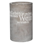 Weinkühler "Vino" - 21cm (Grau)
