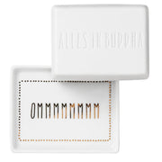 Butterdose "Alles in Buddha" (Weiß)