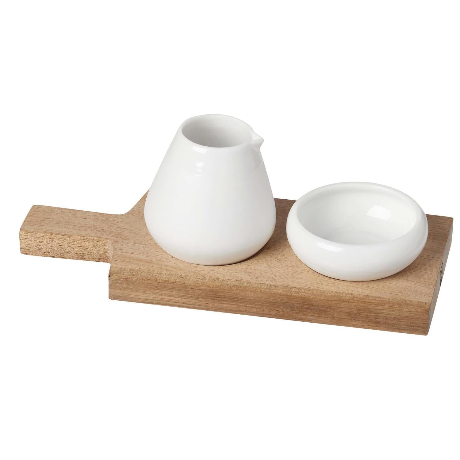 Öl und Salz Gewürz-Set (Weiß)