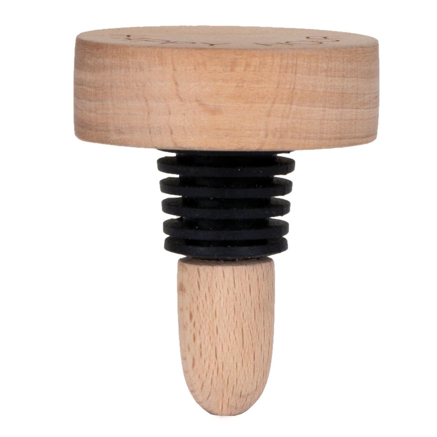 Flaschenverschluss "Zaubertrank" - 8,1x4,9 cm (Natur)