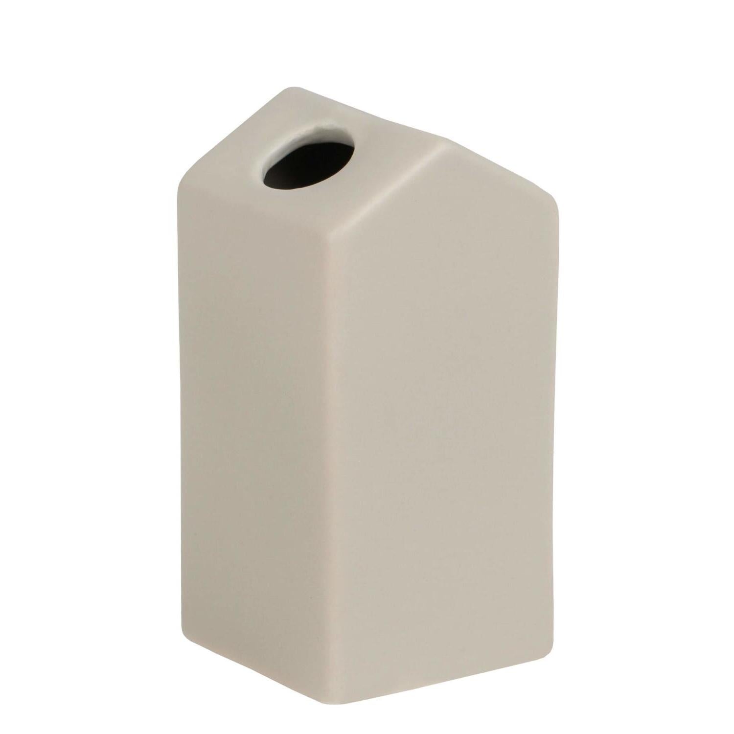 Mini-Vasen im 4er-Set "LIVING - Häuser" (Grau) räder Design