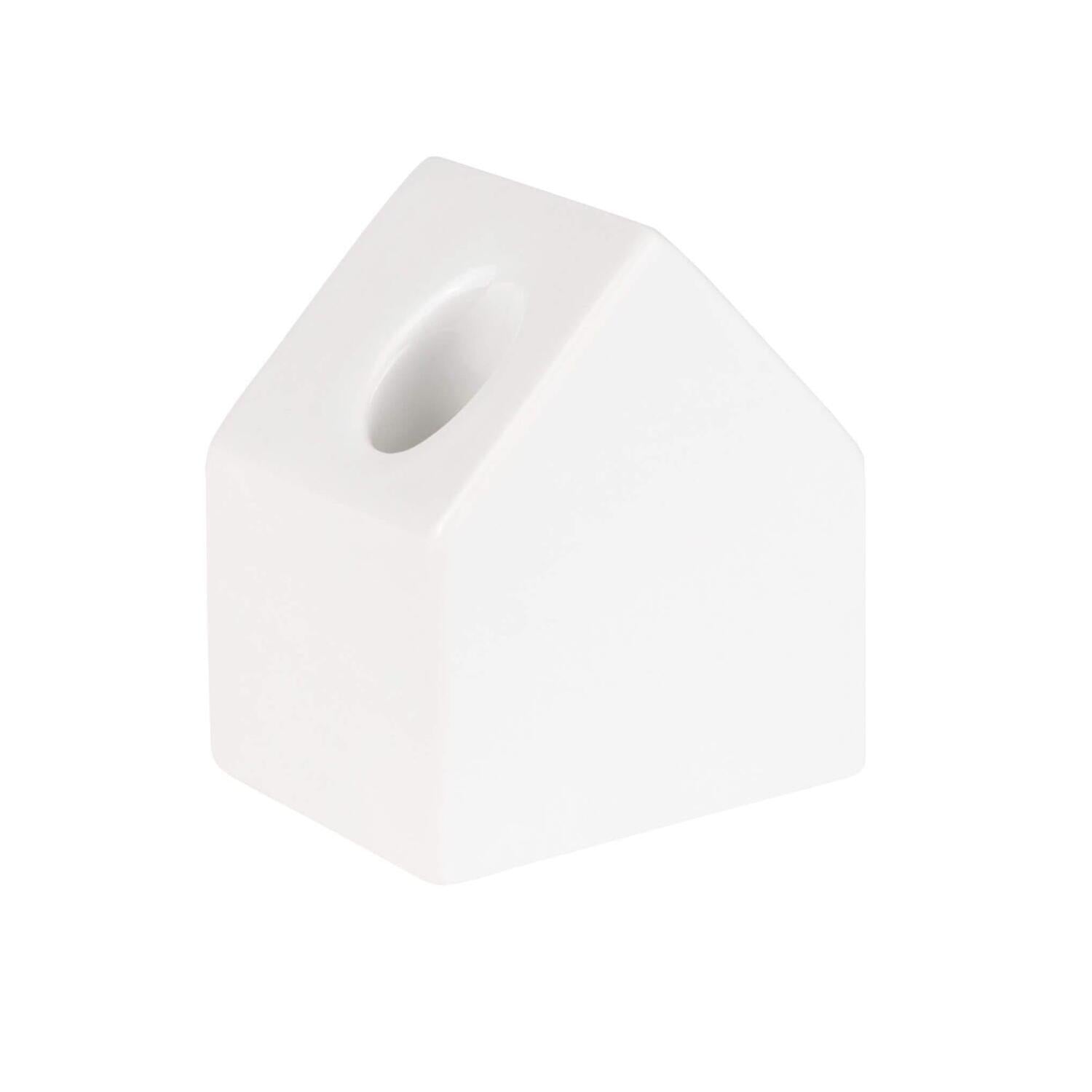 Zahnstocherhaus - 5x6x7 cm (Weiß)