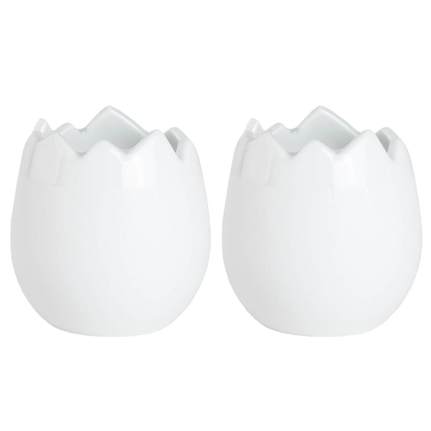 Ei-Vasen im 2er-Set "OSTERN" (Weiß)