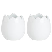 Ei-Vasen im 2er-Set "OSTERN" (Weiß)