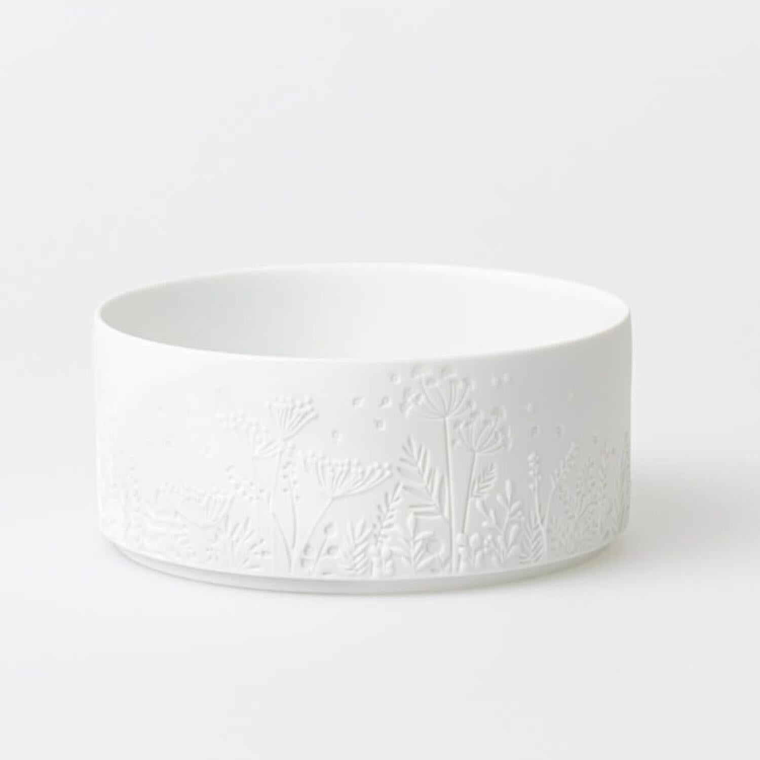 Schale "Wundergarten" - 16x7 cm (Weiß)