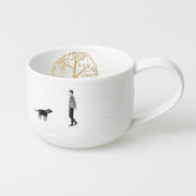 Tasse "Auszeit - Parkspaziergang" - 9,5x7 cm (Weiß)