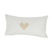 Traumkissen "Heimatverliebt" - 33x17 cm (Grau/Beige)