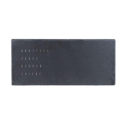 Servierplatte "Brotzeit" - 45x20 cm (Grau)
