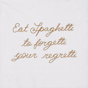 Papierservietten "DINING - Eat Spaghetti" - 16,5x16,5 cm (Weiß)