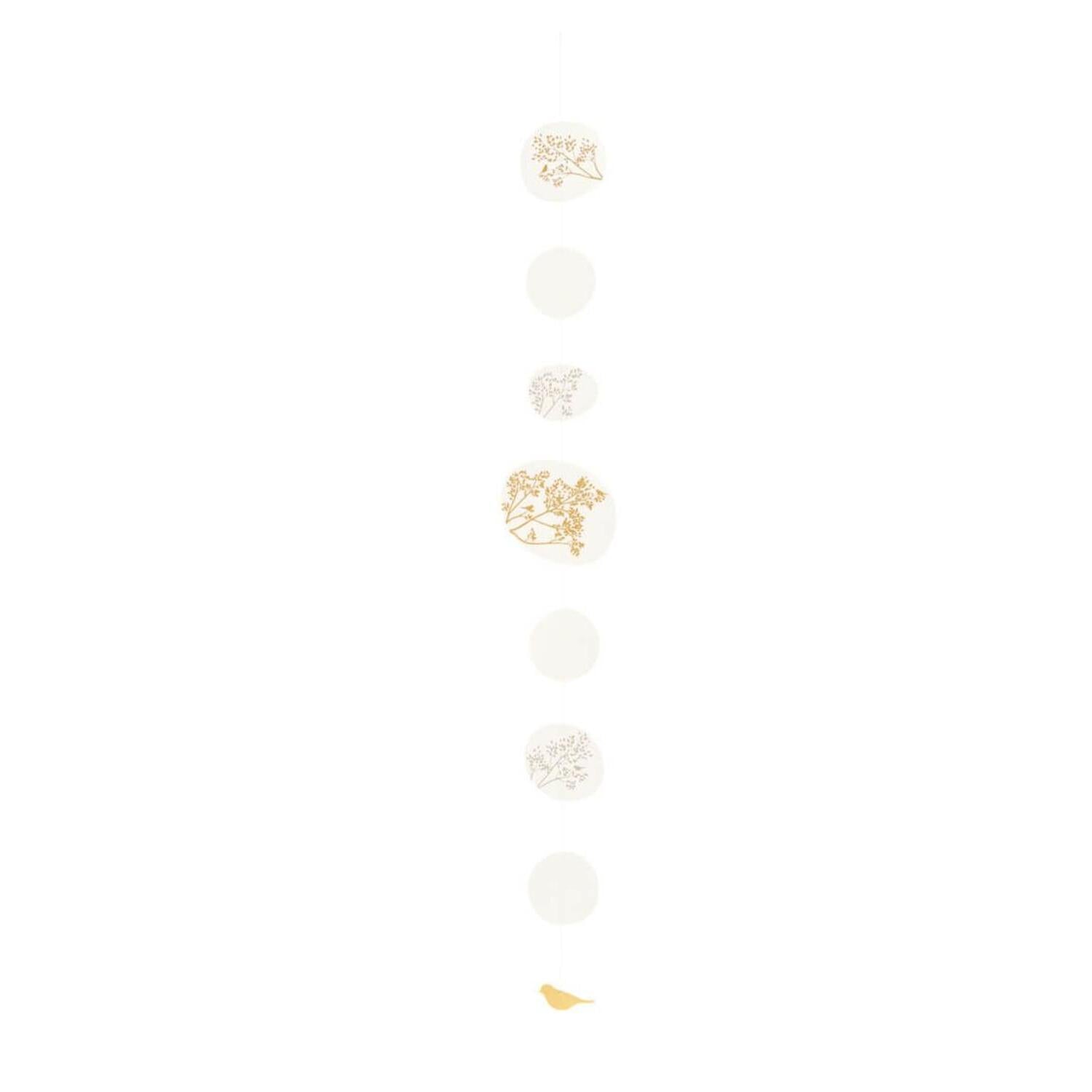 Kette "Goldvogel" - 90 cm (Weiß)