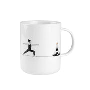 Geschenktasse "Yoga" - 8x10 cm (Weiß)