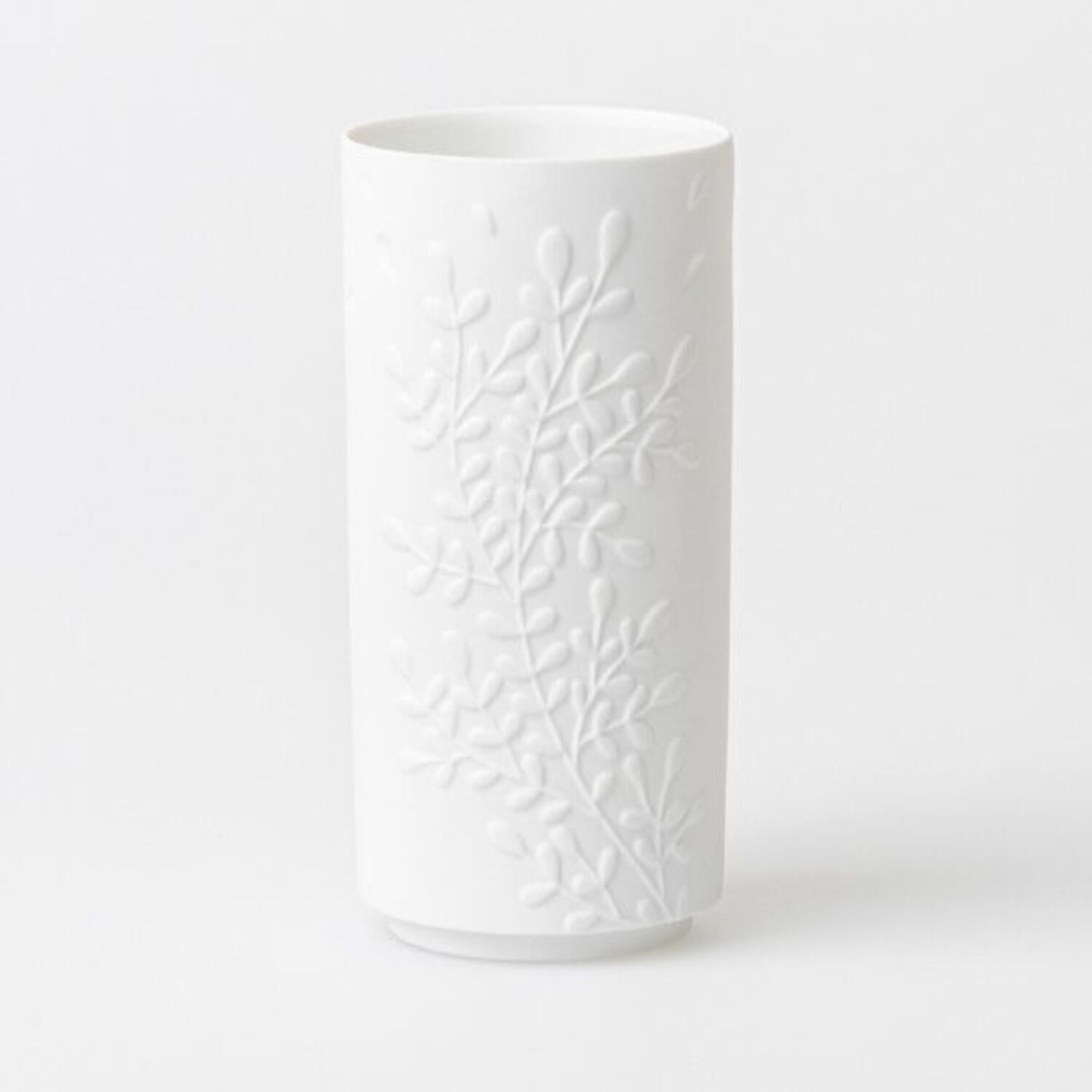 Vase "Wundergarten - Natur" - 6,5x14 cm (Weiß)