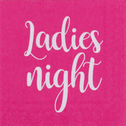 Cocktailservietten "Ladies night" - 25x25 cm (Pink)