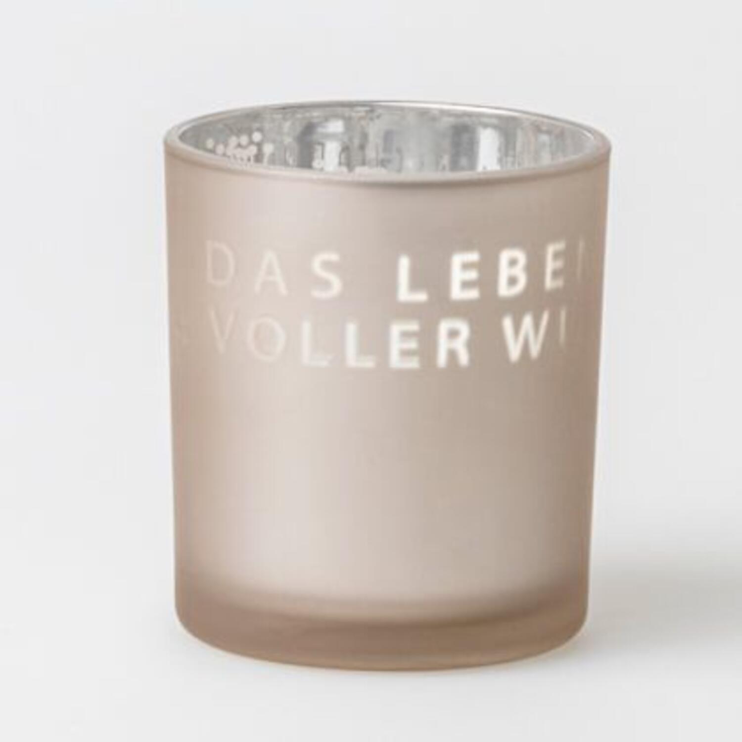 Glanzlicht "Wundergarten - Das Leben ist voller Wunder" - 7x8 cm (Beige)