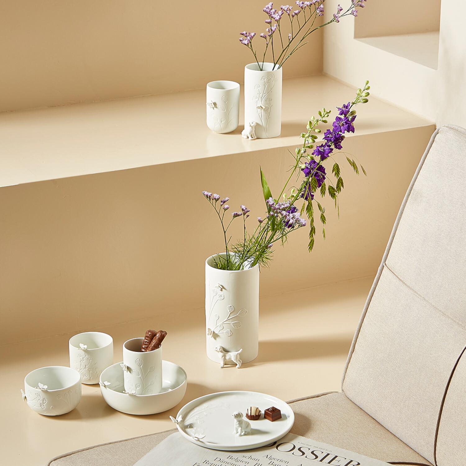 Schale "Schmetterling" - Groß (Weiß) räder Design