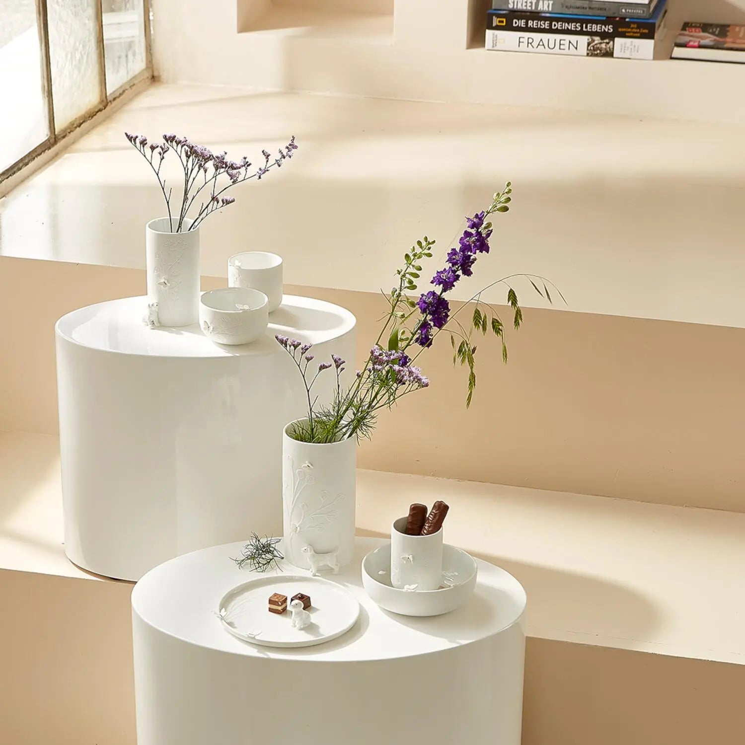 Vase "Hund stehend" (Weiß) räder Design