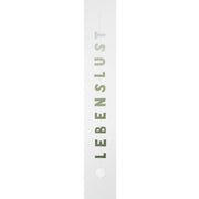 Textkette "Lebenslust" - 97 cm (Metallic/Weiß)