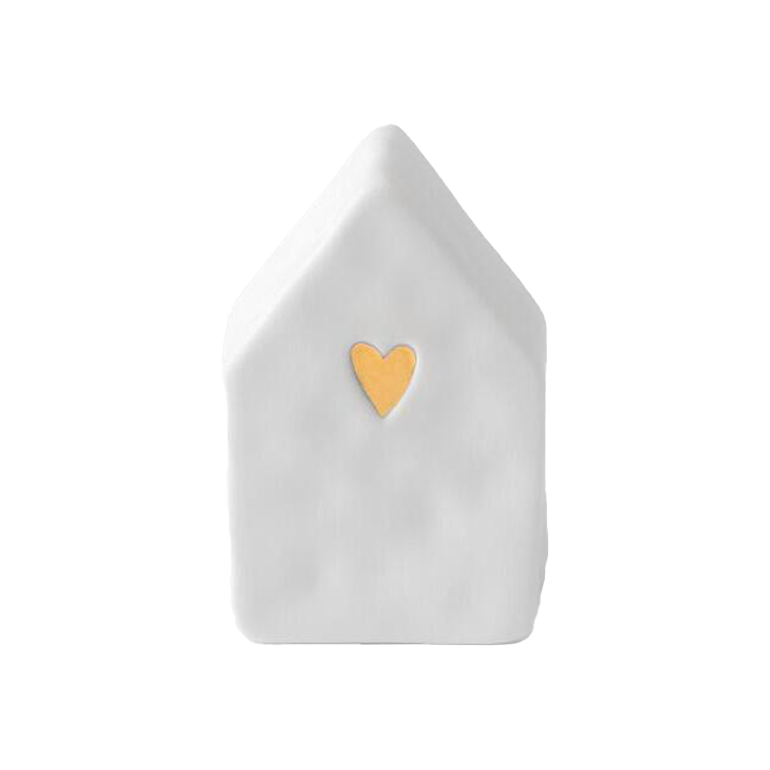 Deko-Figur "Haus" - 6x4x9,5 cm (Weiß)