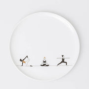 Geschenkteller "Hobby - Yoga" - 15 cm (Weiß)