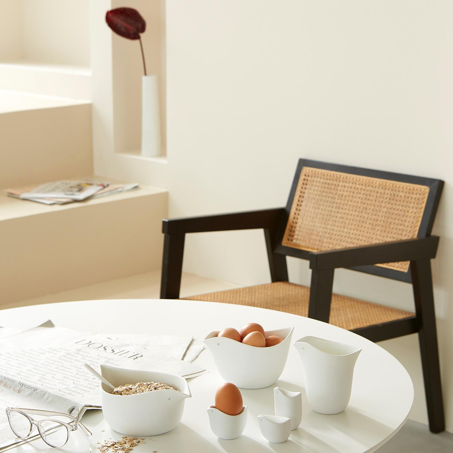 Salz- & Pfeffervogel Set (Weiß)
