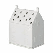 Lichthaus mit Ranken "Landhäuschen" - 10x7,1x13 cm (Weiß)