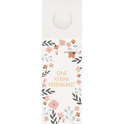 Flaschengruß "Eine kleine Kleinigkeit" - 37x7 cm (Bunt)