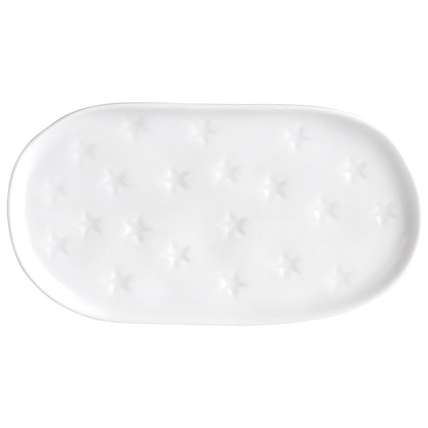 Milch- & Zucker-Set "DINING - Stars & Stripes" - 12,5x7x10 cm (Weiß)