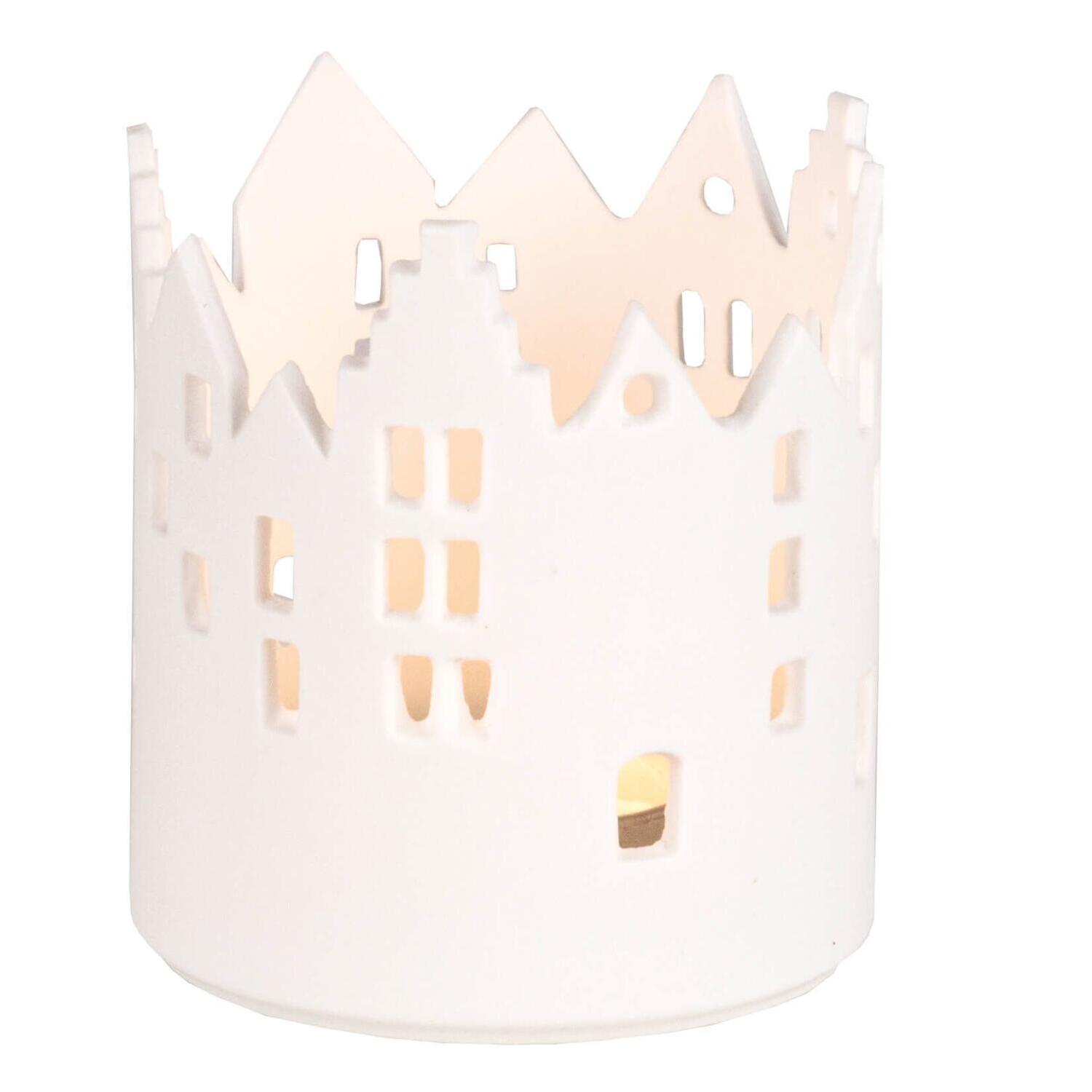 Stadtlicht "Rathausplatz" - 8x9 cm (Weiß) räder Design