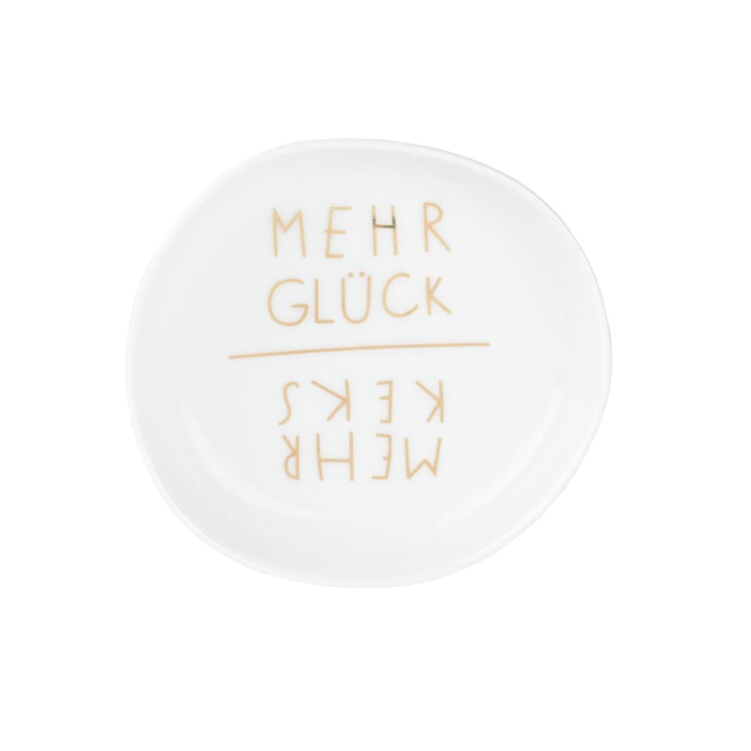 Schälchen "XMAS - Mehr Keks, Mehr Glück!" - 10,5 cm (Weiß) räder Design