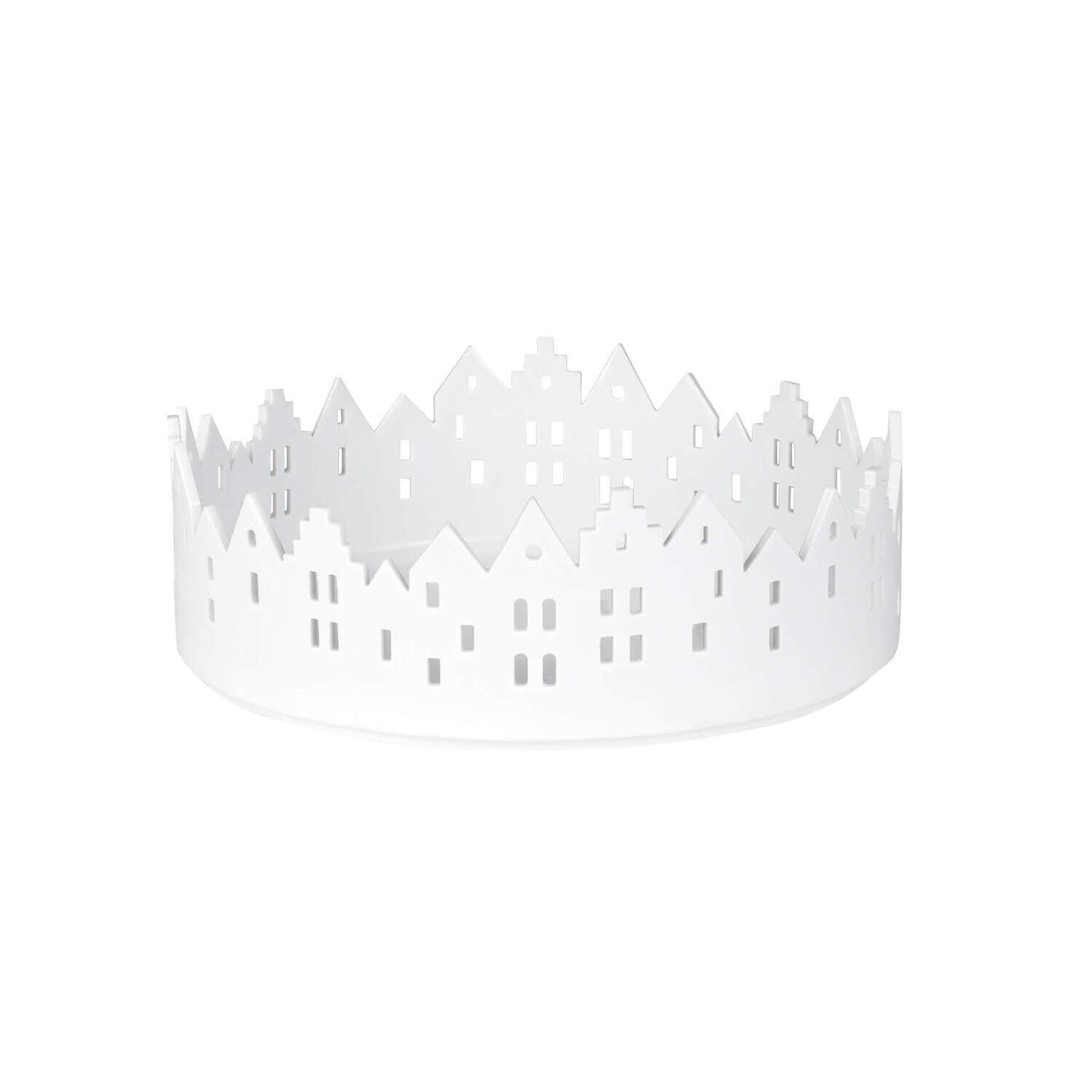 Stadtschale "Innenstadt" - 20x7,5 cm (Weiß) räder Design