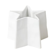 Teelichthalter "Sternlicht" - 11,5x11,5x8,5 cm (Weiß) räder Design