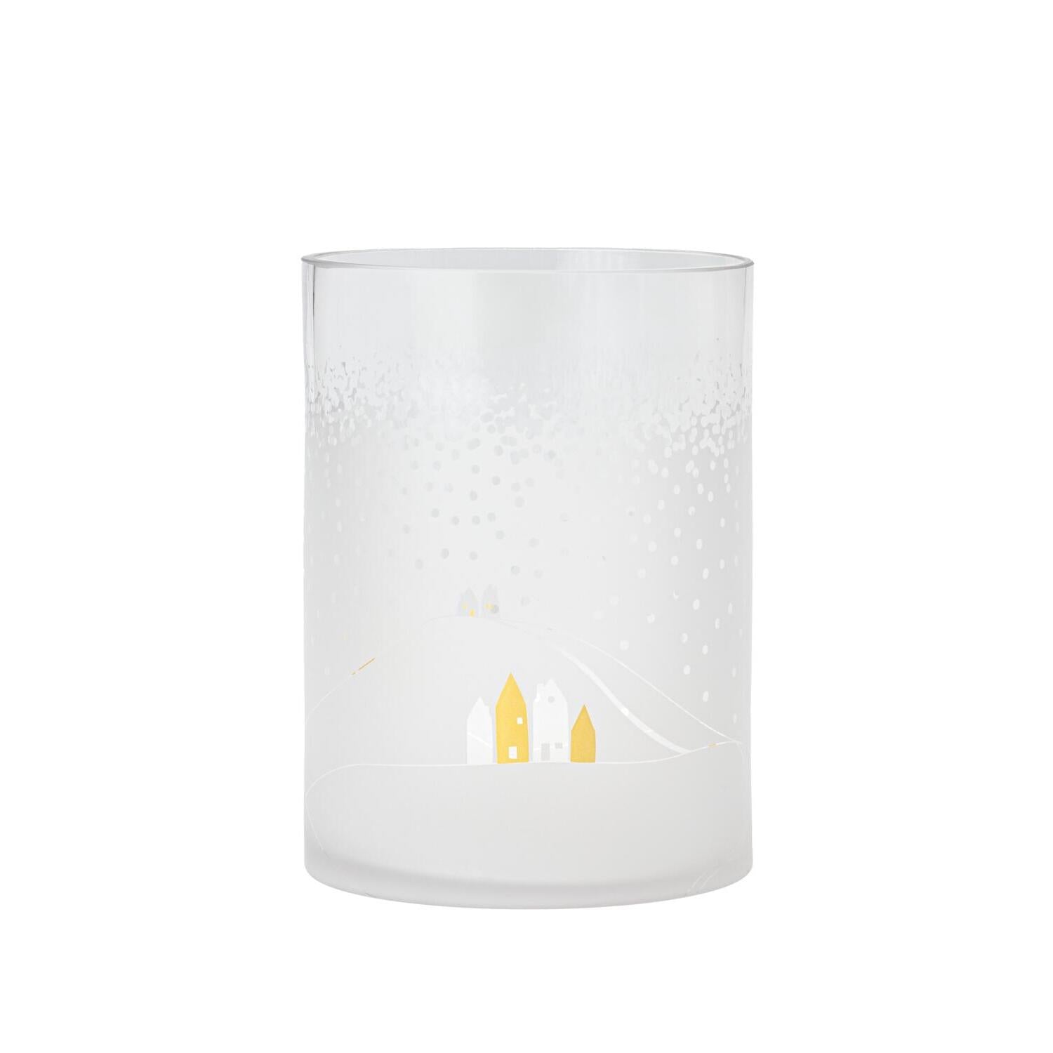 Windlicht "Schneetag - Schneelandschaft" - 19x25,5 cm (Transparent) räder Design