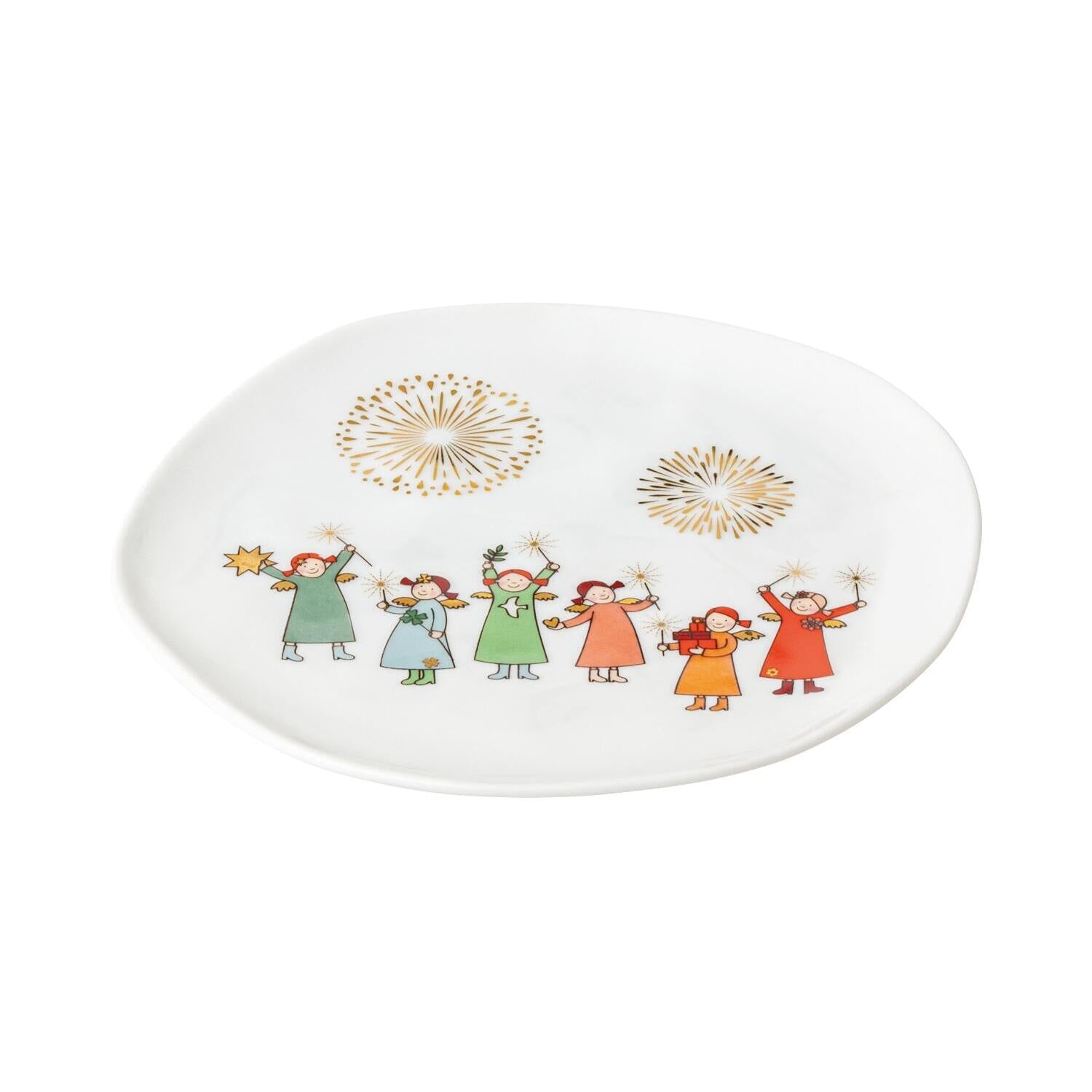 Teller "Himmlische Schwestern - New Edition" - 14 cm (Weiß/Bunt) räder Design