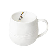 Tasse "Schneetag - Goldkufen" (Weiß/Gold)