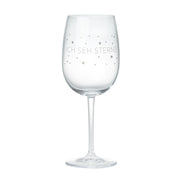 Weinglas "Ich seh Sterne" (Transparent)